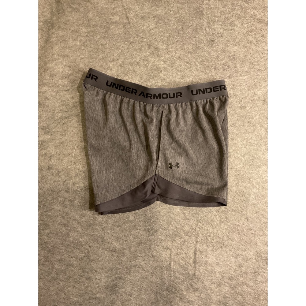 NWT Under Armour Tech Play Up Twist Shorts Gray Women's Medium 1390380-025 - Picture 6 of 9